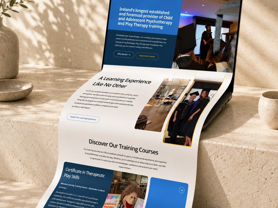 Children's Therapy Centre, Website & payment automation