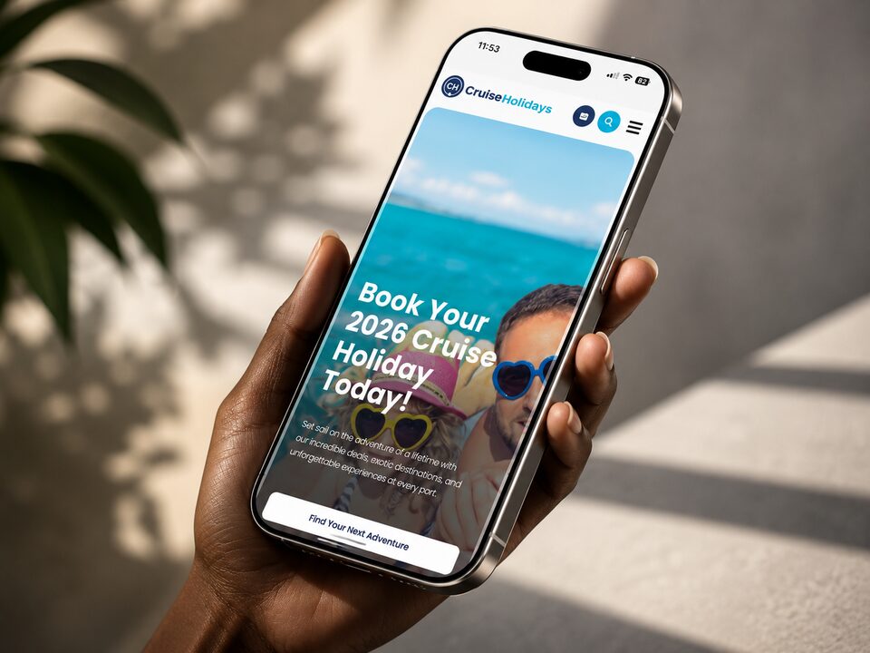 Cruise Holidays, Website Design & Development