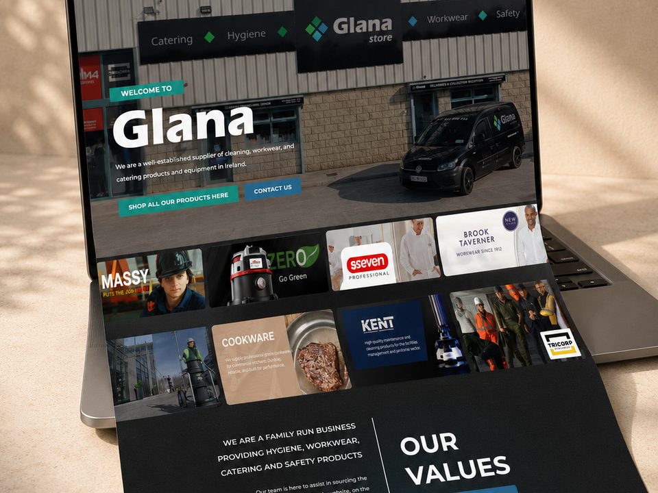 Glana, E-commerce website
