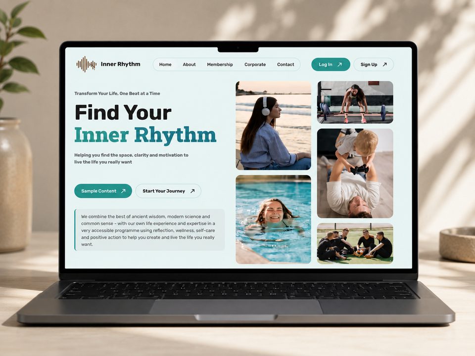 Inner Rhythm, Website Design & Development
