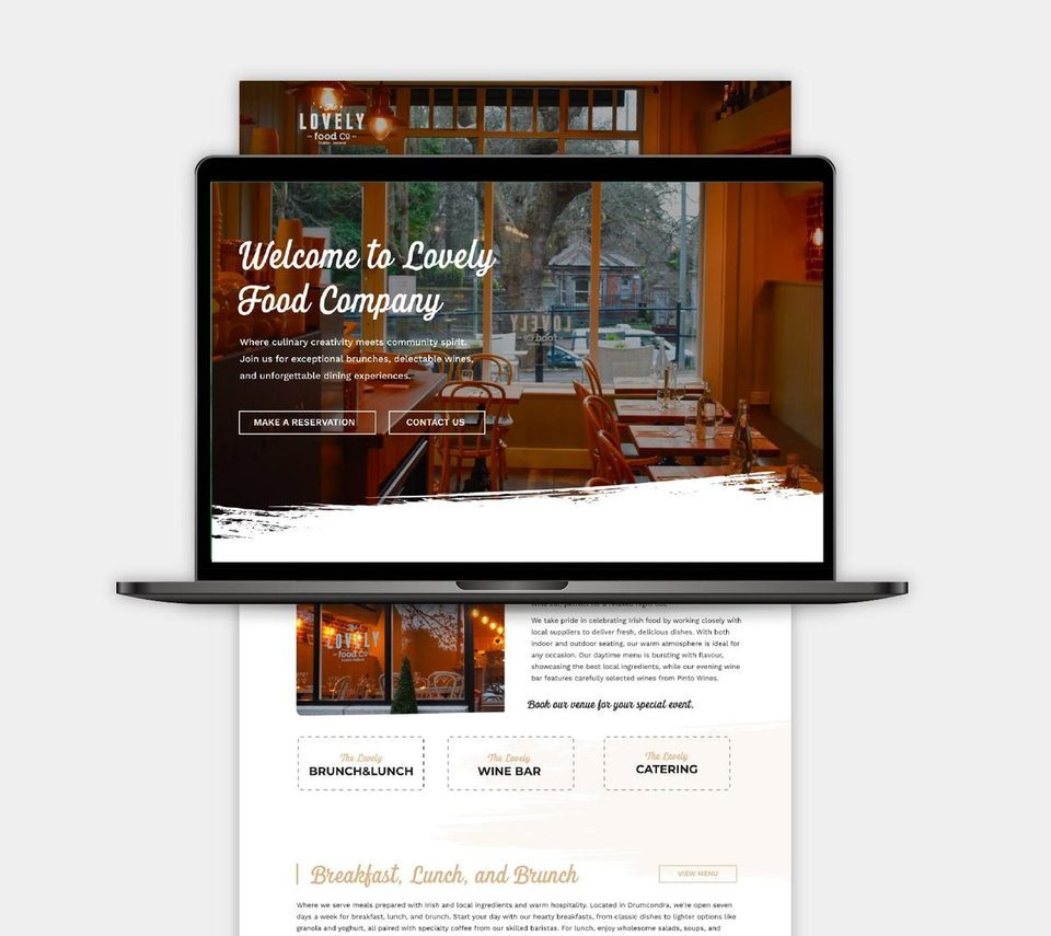 Lovely Food Co, Website Design & Development