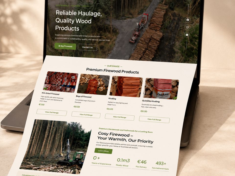 McMorrow Haulage, Website Design & Development