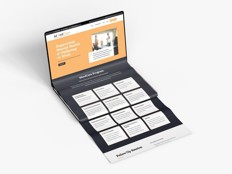 MindCare, Website Design & Development