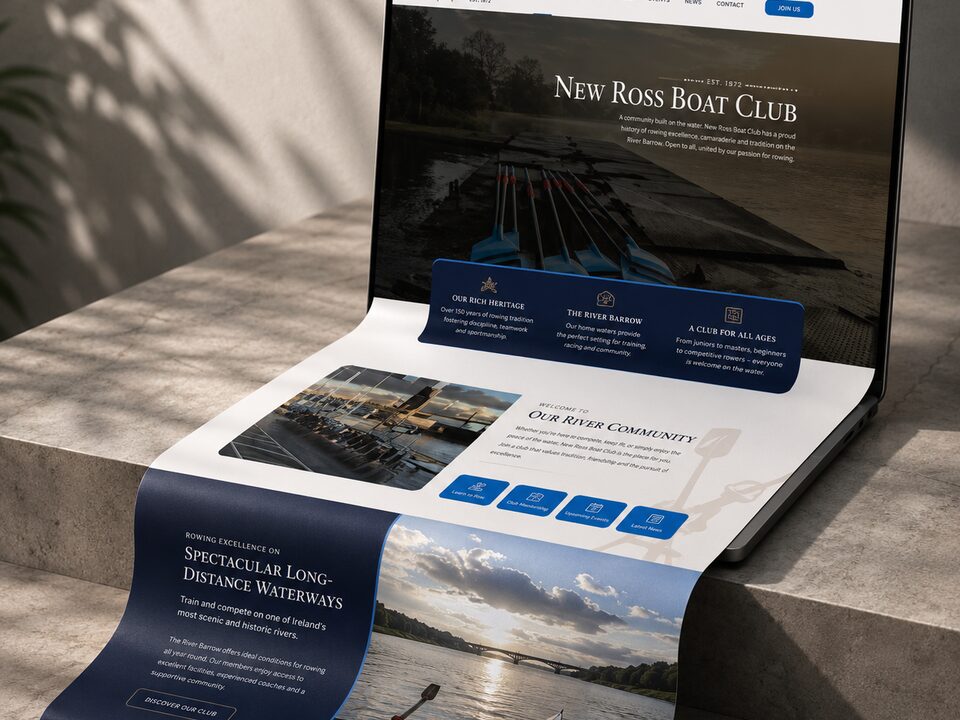 New Ross Boat Club, Website Design & Development