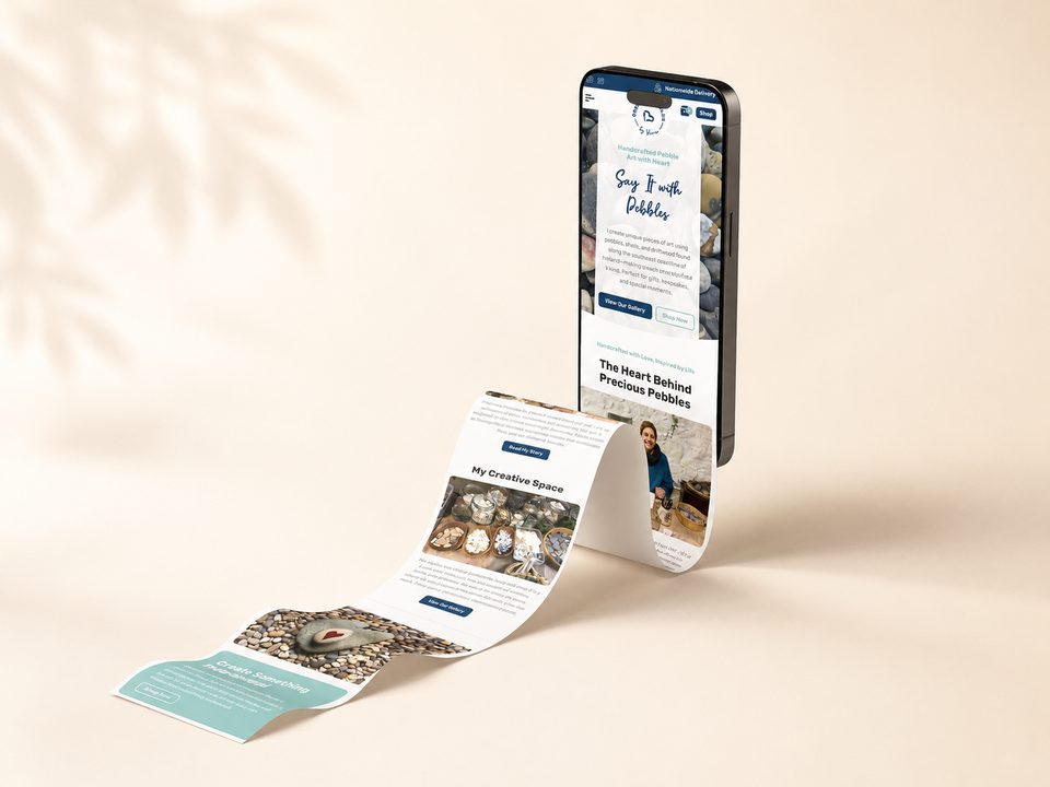 Precious Pebbles, Website Design & Development
