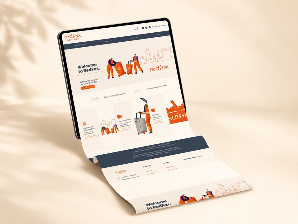 Redfox Recycling, Website & web app