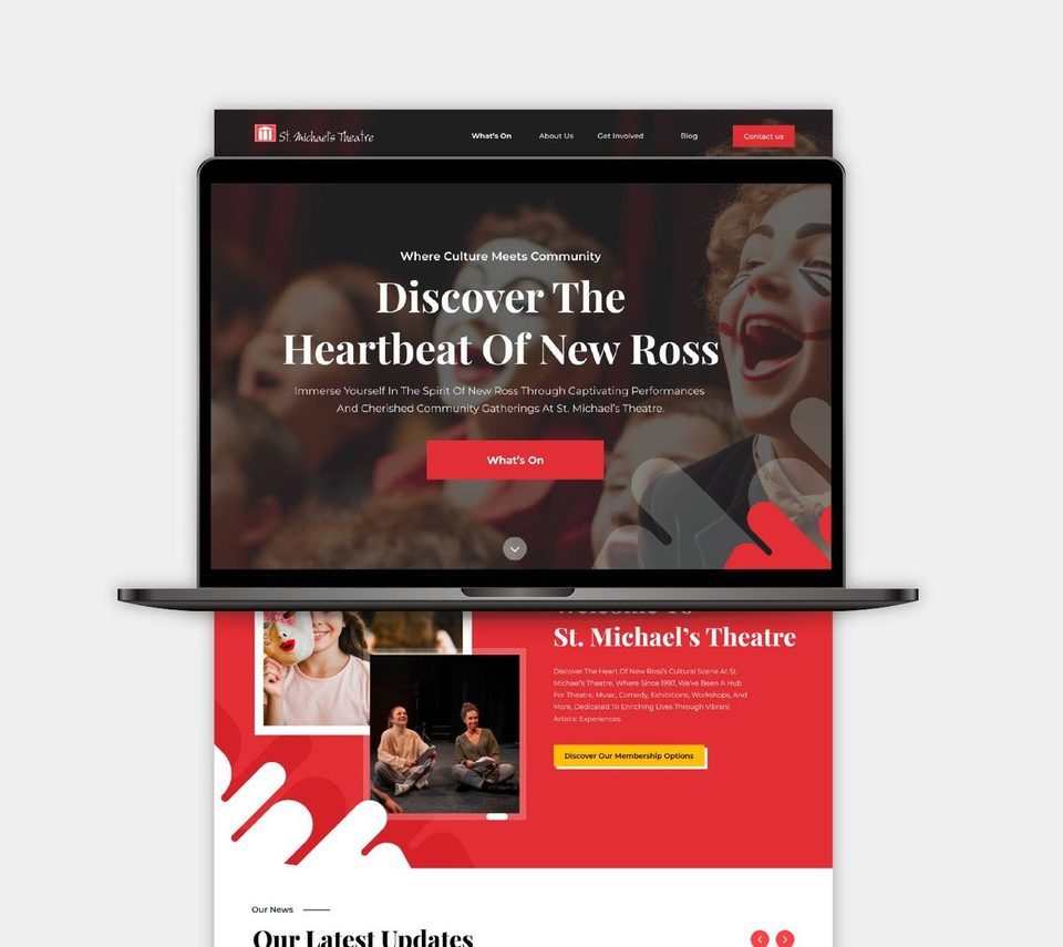 St. Michael's Theatre, Website Design & Development
