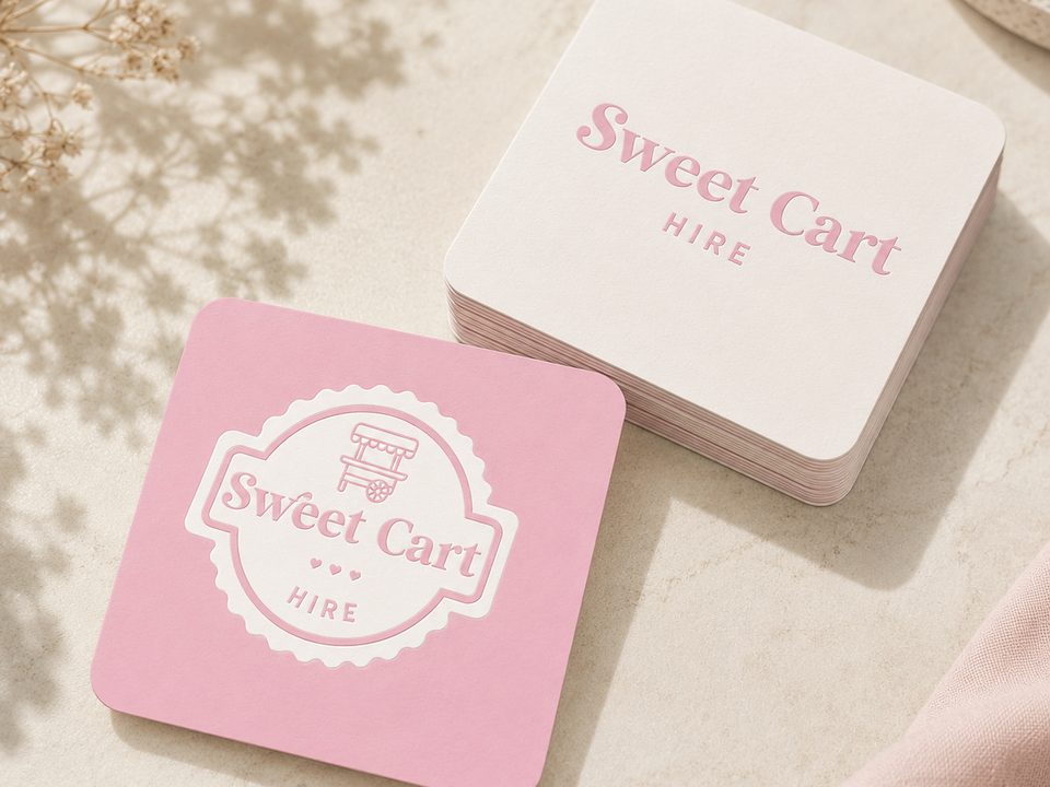 Sweet Cart Hire, Logo & Branding