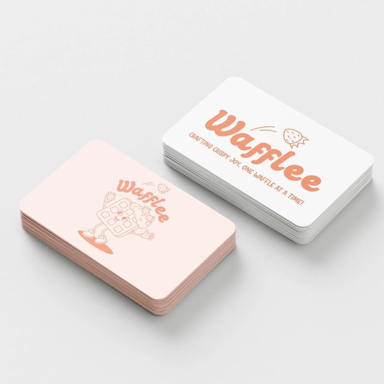 Wafflee, Logo, Branding & Mascot
